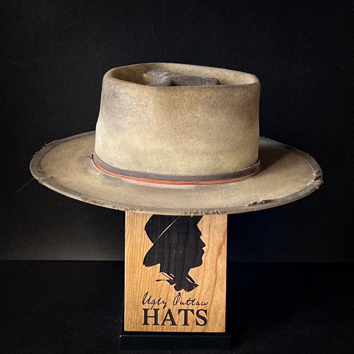 The “Cattle Drover” size 7 1/8 from Ugly Outlaw