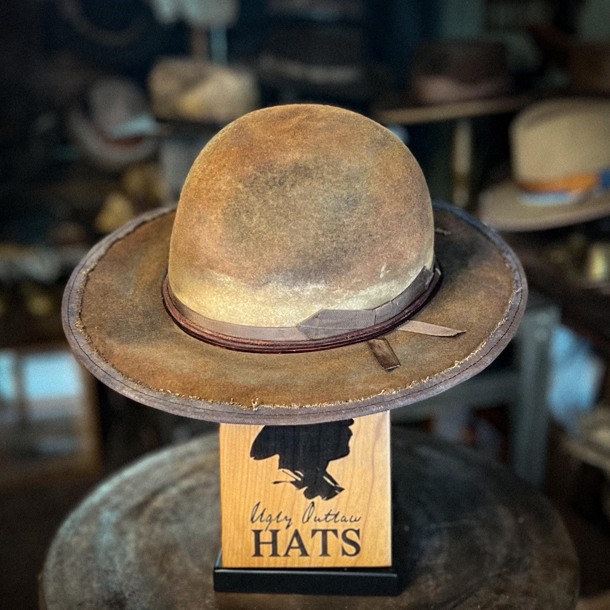 The “Trail Blazer” size 7 1/4 (58cm) from Ugly Outlaw Hats.